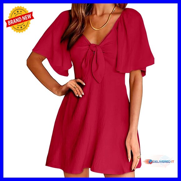 sachin and babi light blue dress deep v neck dress solid long sleeve casual main image 0
